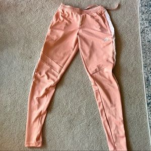 Pink adidas joggers